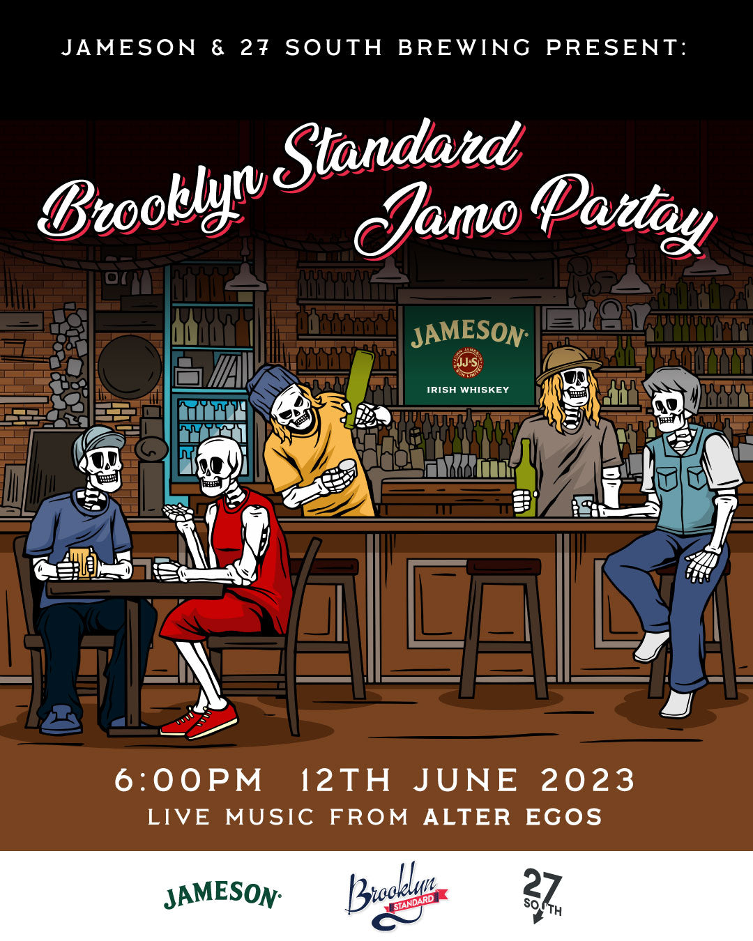 Jameson Irish Whiskey x 27 South Brewing presents